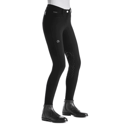 EGO7 Women’s Jumping EJ Knee Patch Breeches – Black, 48/34