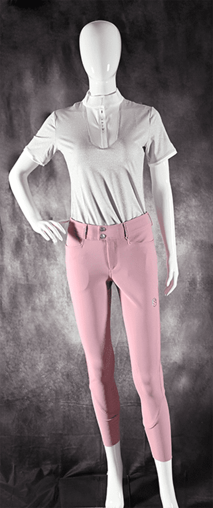 Samshield Womens Sandra Breeches – Blush Pink TT, 38/28