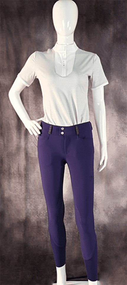 Samshield Womens Sandra Breeches – Violet TT, 40/30