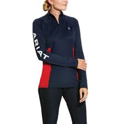 ARIAT Women’s Sunstopper 2.0 1/4 Zip Baselayer
