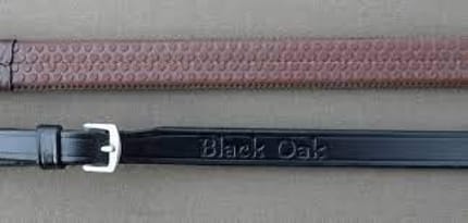 Black Oak Rubber Reins 5/8″