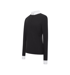Samshield Womens Aloise Long Sleeve Show Shirt – Black TT, Medium