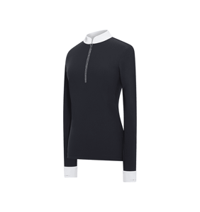 Samshield Womens Aloise Long Sleeve Show Shirt – Navy TT, Medium