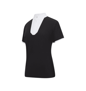 Samshield Womens Apollina Crystal Short Sleeve Show Shirt – Black, Medium
