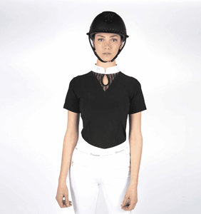 Samshield Womens Bianca Short Sleeve Show Shirt – Black, XSmall