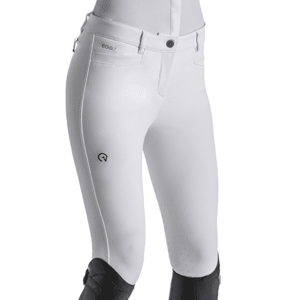 EGO7 Womens Jumping EJ Knee Patch Show Breeches – White, 44/30