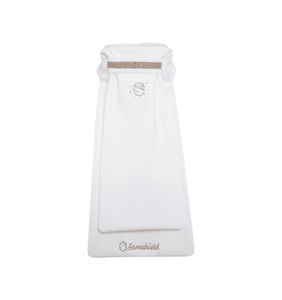 Samshield Womens Plastron Glossy Stock Tie – Rose Gold, Medium