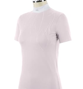 Animo Womens Binta Short Sleeve Show Shirt – Pink, 36/1