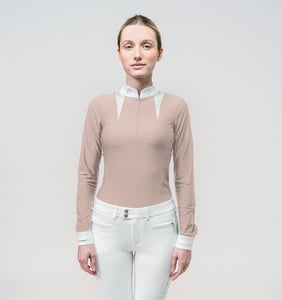 Samshield Womens Cassandra Air Long Sleeve Show Shirt – Powder Pink, XSmall