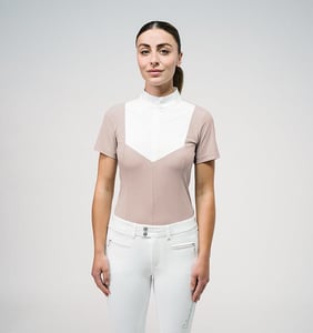 Samshield Womens Scarlett Short Sleeve  Show Shirt – Powder Pink, Small