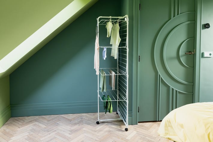 Uscător de rufe Brabantia HangOn Tower 30 m, Fresh White