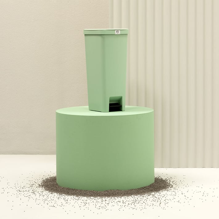 Pedal Waste Bin Brabantia StepUp 40L, Jade Green
