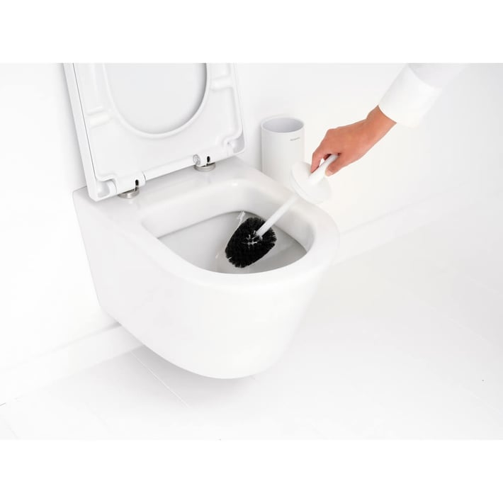 Четка за тоалетна със стойка Brabantia MindSet Mineral Fresh White N