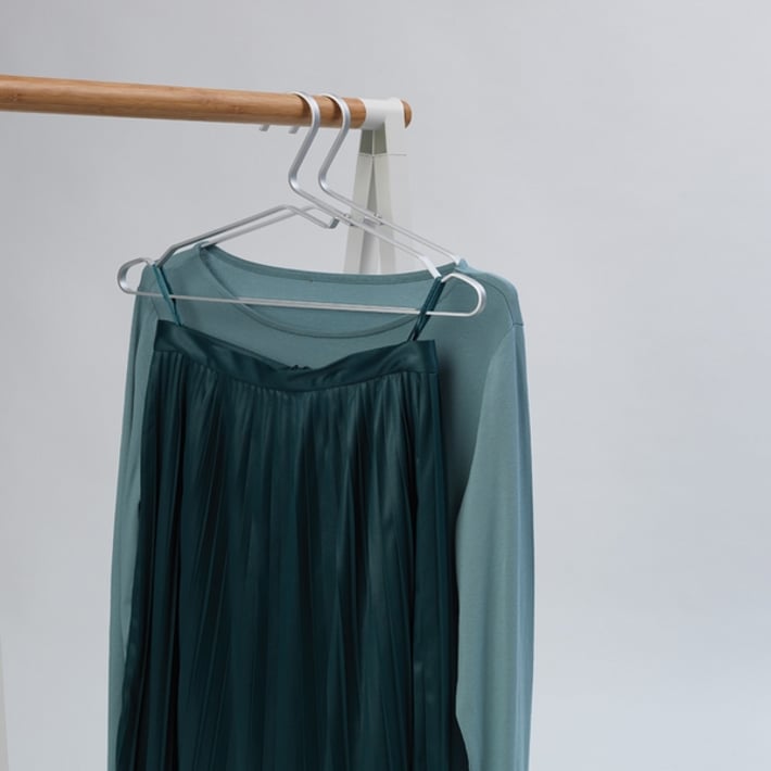 Закачалки за дрехи Brabantia Linn Silver, алуминий, сиви, 4 броя