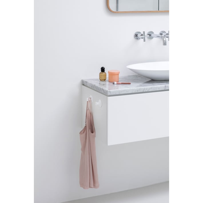 Комплект закачалка за кърпа Brabantia ReNew White 2 броя
