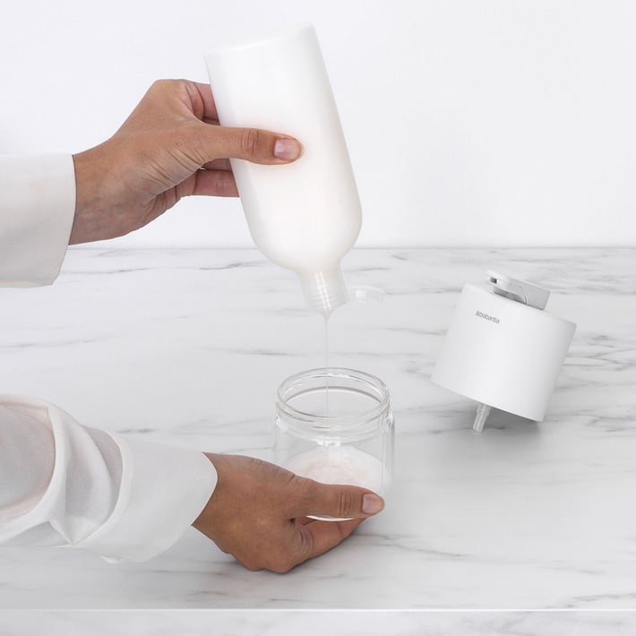 Дозатор за течен сапун Brabantia MindSet Mineral Fresh White