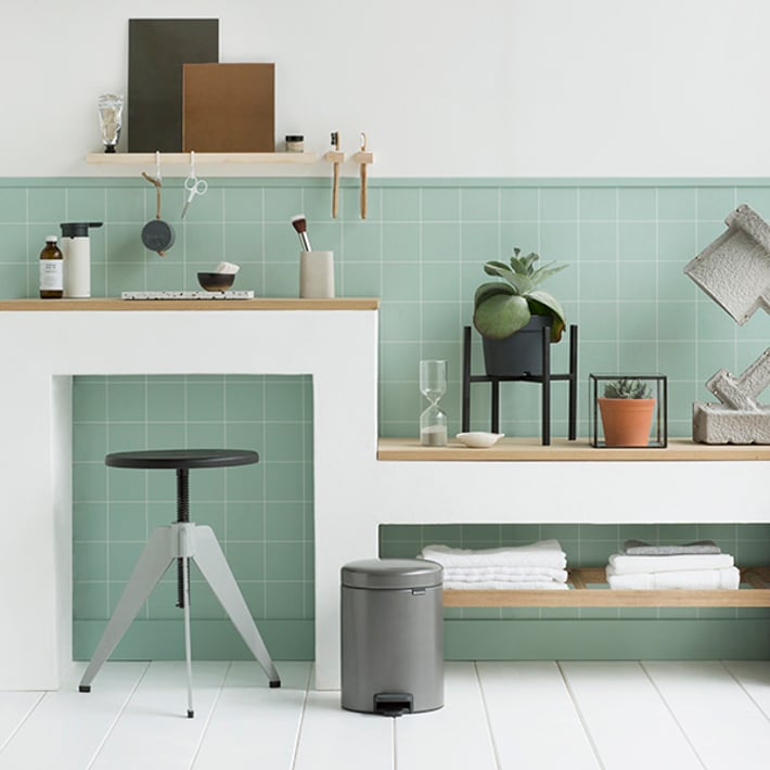 Кош за смет с педал Brabantia NewIcon 5L, Platinum