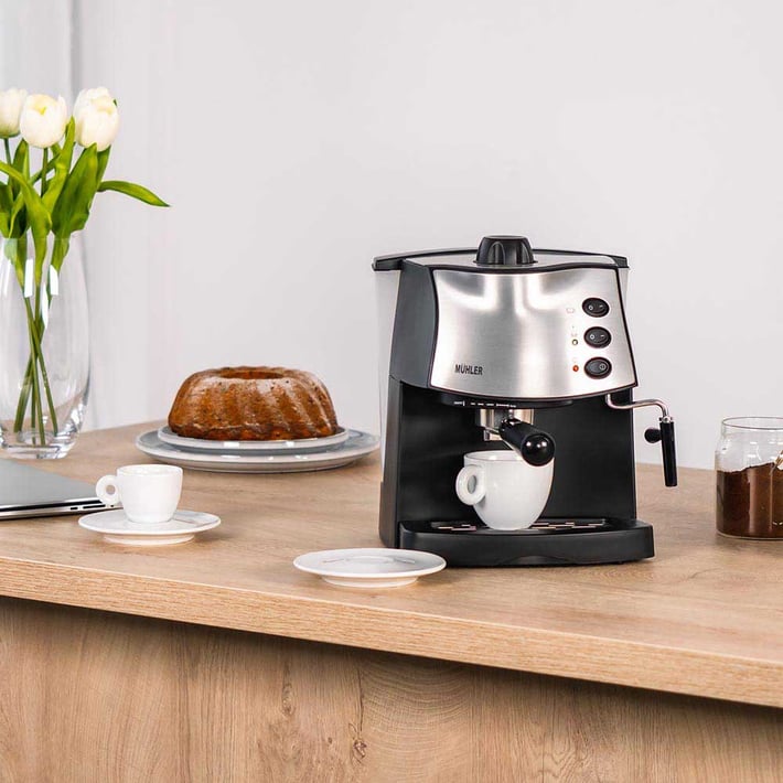 Промо-комплект Muhler Еспресо машина MCM-1587 + Кана за мляко на пяна MFF-44S