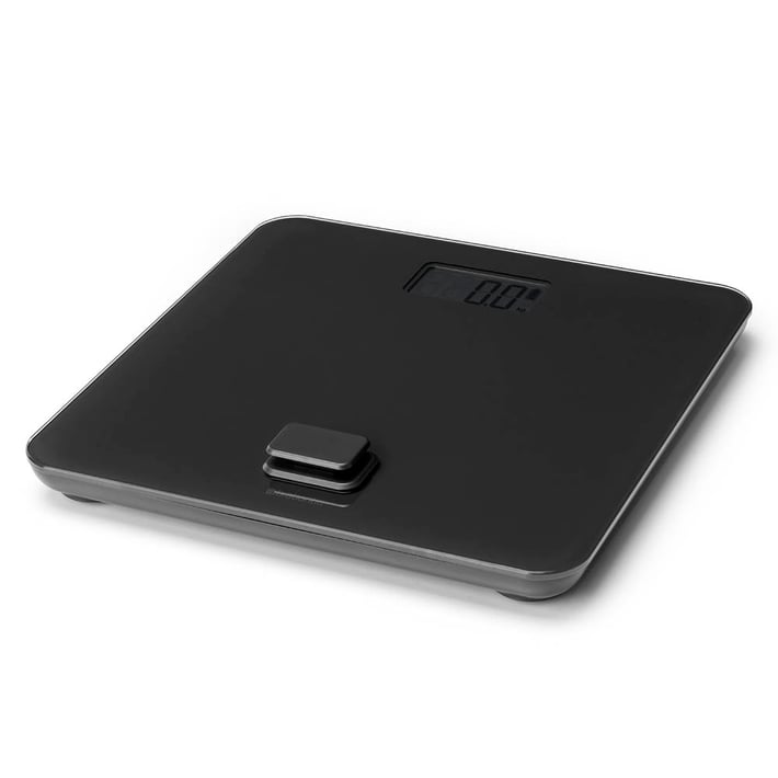Дигитална везна за баня Brabantia ReNew Dark Grey, работа без батерии