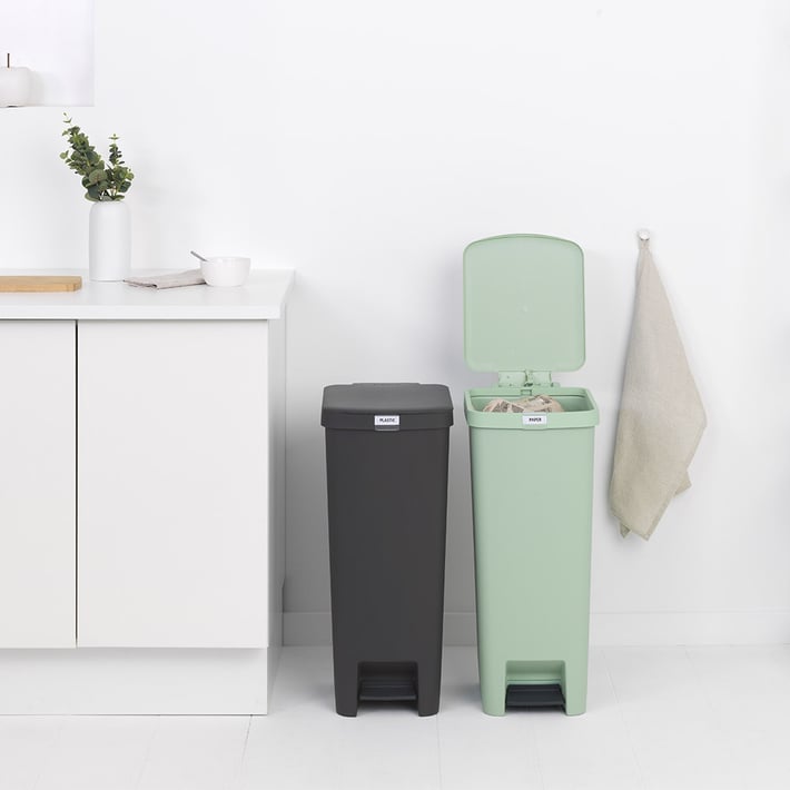 Pedal Waste Bin Brabantia StepUp 40L, Jade Green