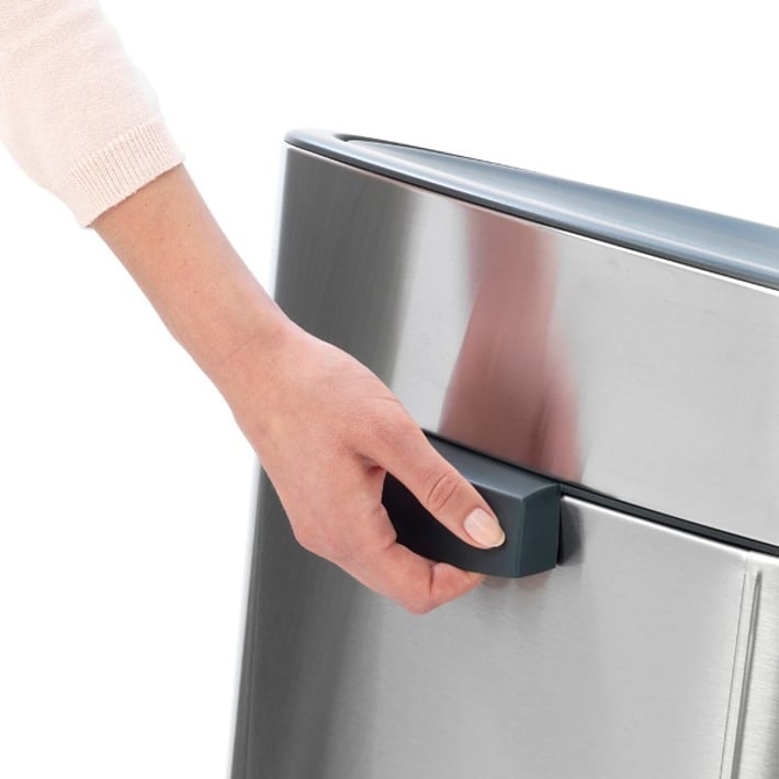 Кош за смет Brabantia Touch Bin New Recycle 23+10L, Matt Steel