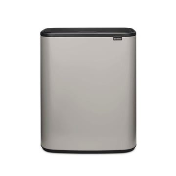 Coș de gunoi Brabantia Bo Touch 2x30L, Soft Grey
