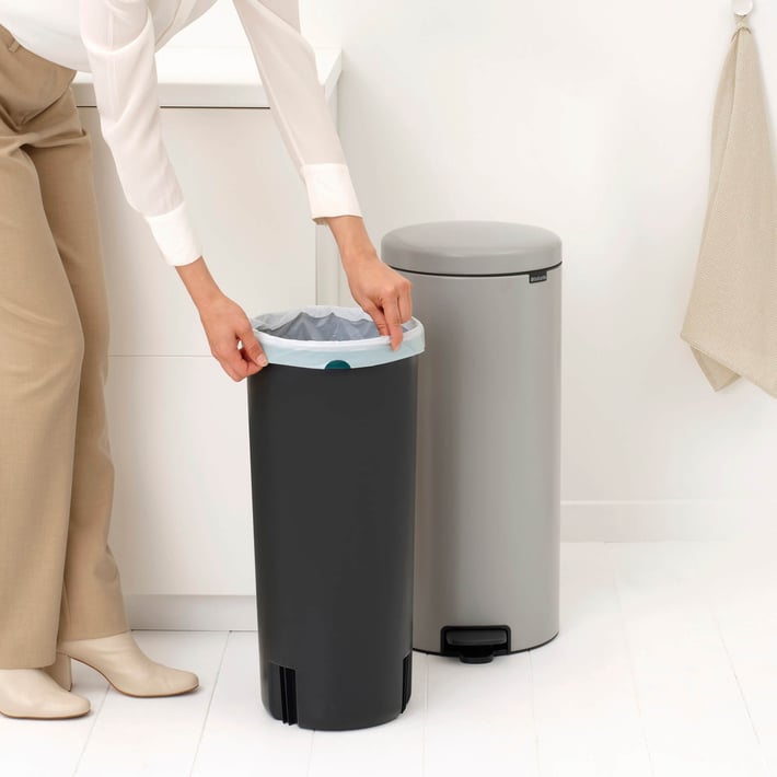 Кош за смет с педал Brabantia NewIcon 30L, Soft Grey