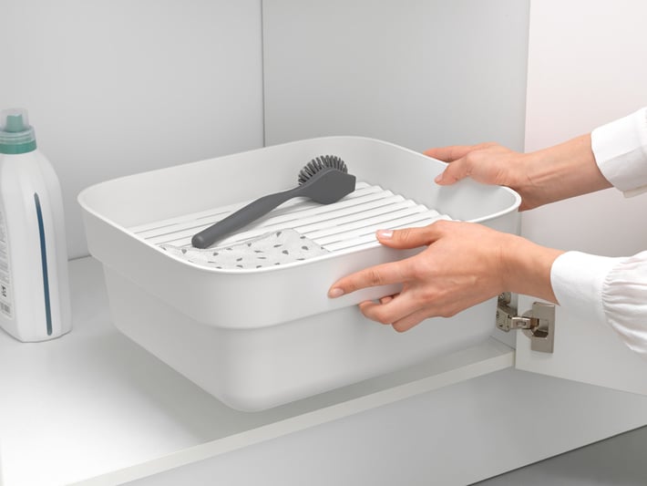 Купа за миене и отцеждане Brabantia, Light Grey