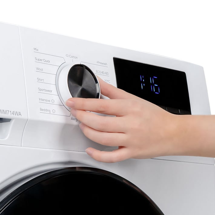 Пералня Muhler IWM814WA, клас А, Steam Wash, инверторна, 8kg, 1400rpm