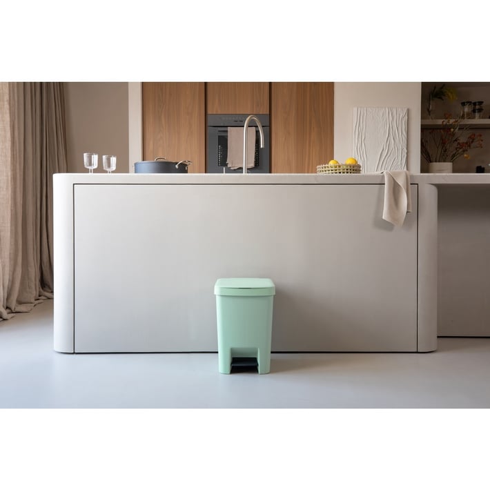 Кош за смет с педал Brabantia StepUp 25L, Jade Green