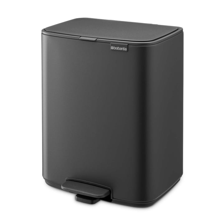 Кош за смет Brabantia Bo Pedal 12L, Mineral Infinite Grey