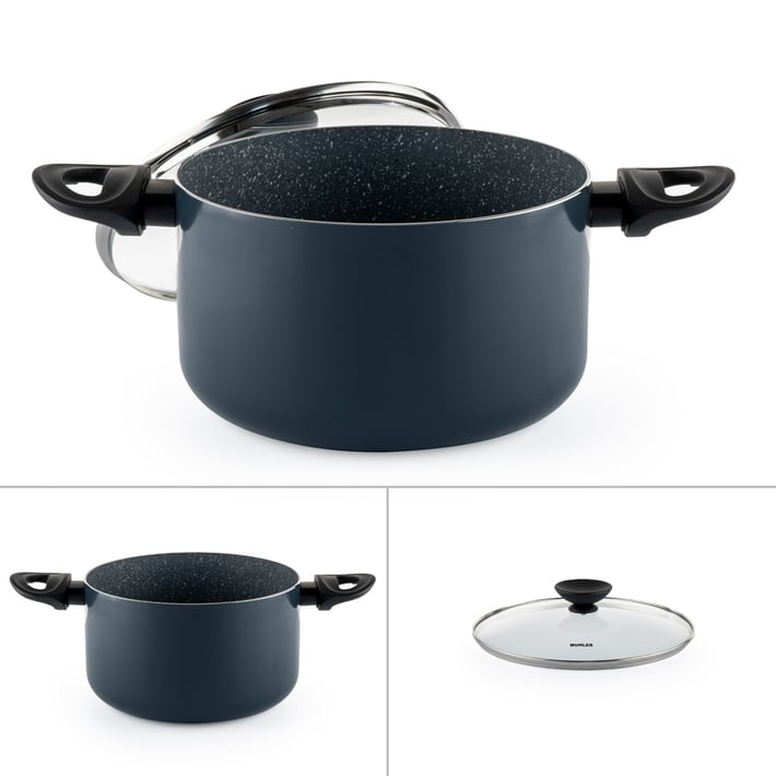 Тенджера дълбока Muhler Nia MR-2245D 22x13cm, 4.5L.