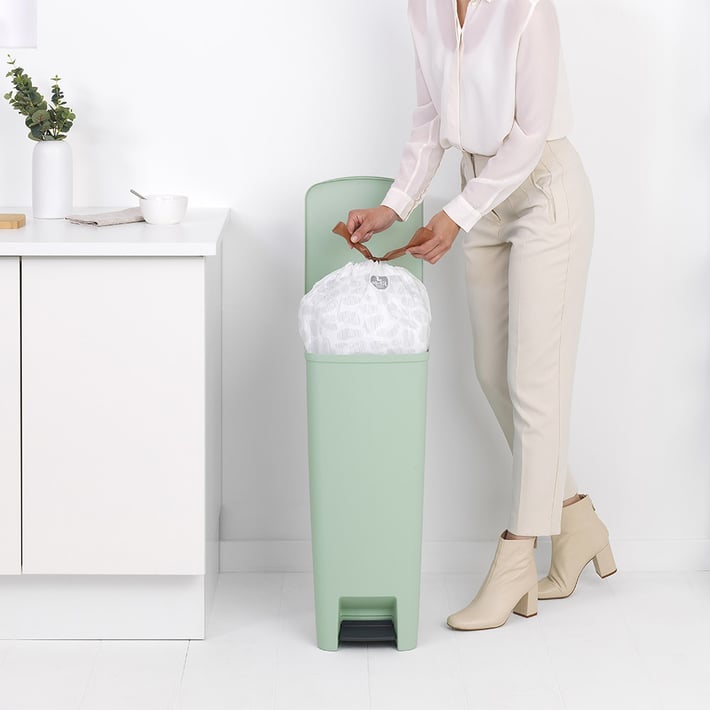 Pedal Waste Bin Brabantia StepUp 40L, Jade Green