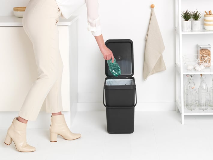 Кош за смет за разделно събиране Brabantia Sort&Go 25L, Grey