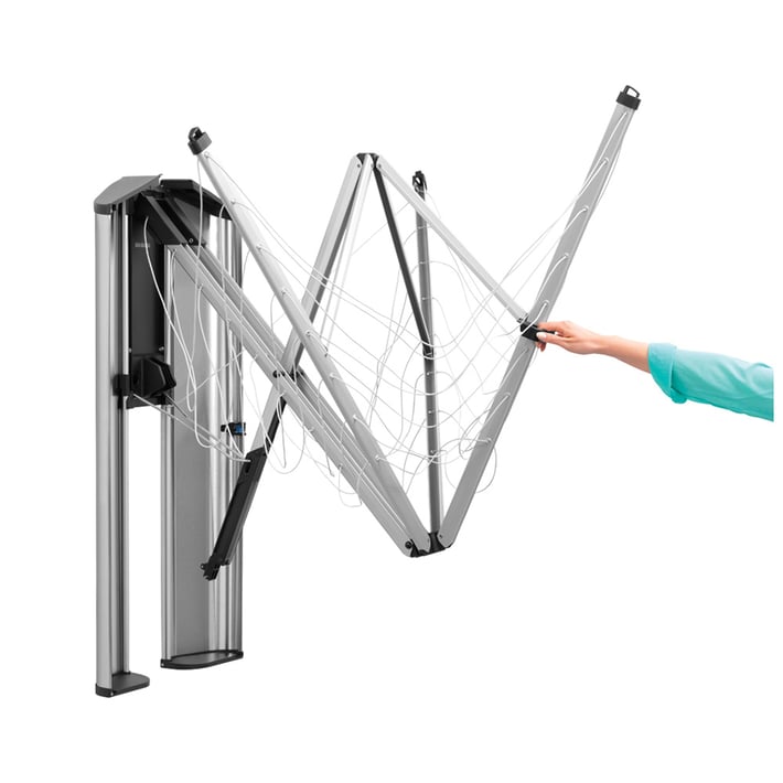 Кутия за простор за стена Brabantia WallFix Stainless Steel