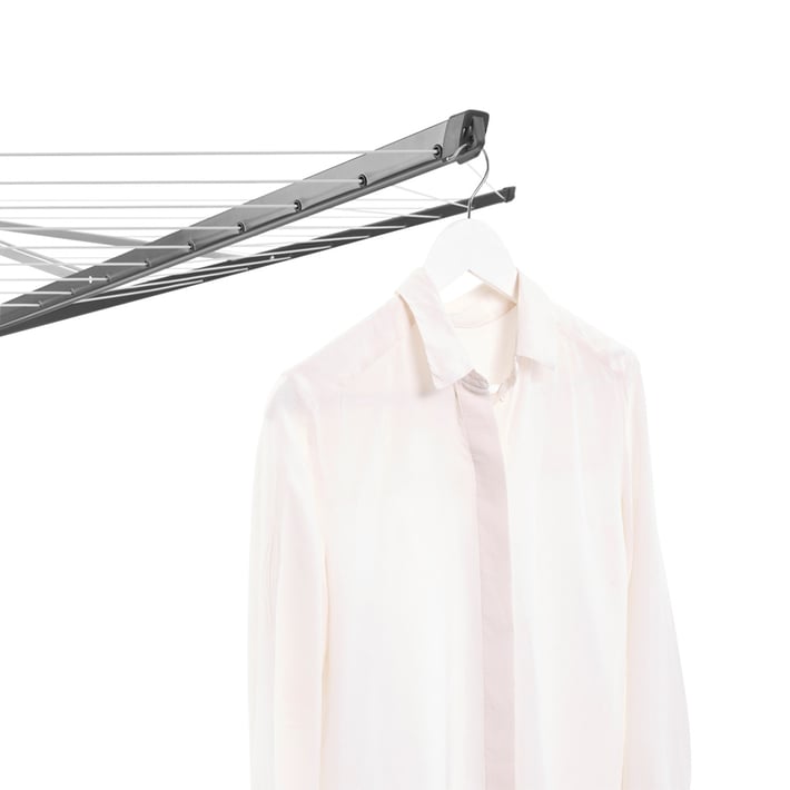 Външен простор Brabantia Lift-O-Matic 50m, метален шиш за вкопаване, Anthracite