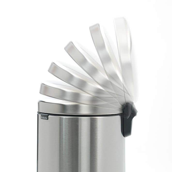 Кош за смет с педал Brabantia NewIcon 30L, Matt Steel Fingerprint Proof