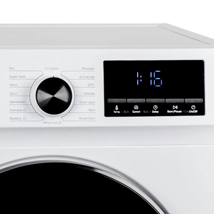 Пералня Muhler IWM814WA, клас А, Steam Wash, инверторна, 8kg, 1400rpm