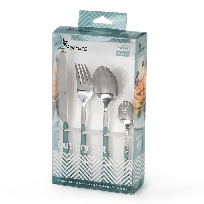 Мултикукър Muhler MLC-5045 + 24 прибора за хранене Luigi Ferrero Norsk FR-2421CS