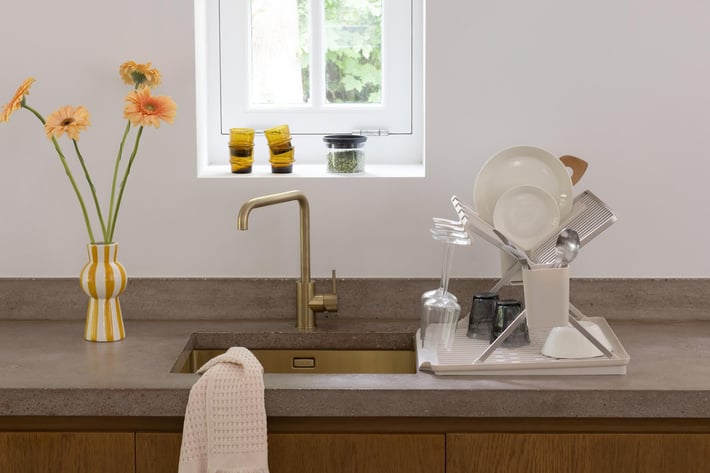 Uscător de vase pliabil Brabantia, Soft Beige