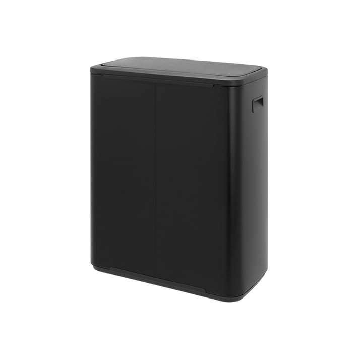 Кош за смет Brabantia Bo Touch 2x30L, Matt Black