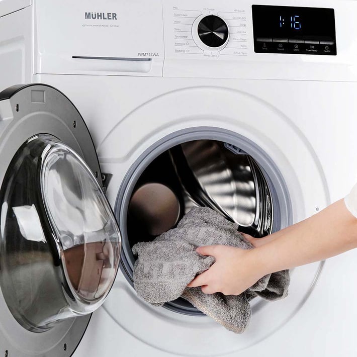 Пералня Muhler IWM714WA, клас А, Steam Wash, инверторна, 7kg, 1400rpm