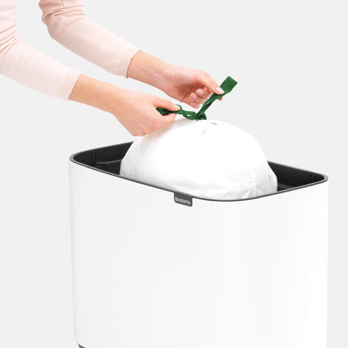 Кош за смет Brabantia Bo Touch 3x11L, White