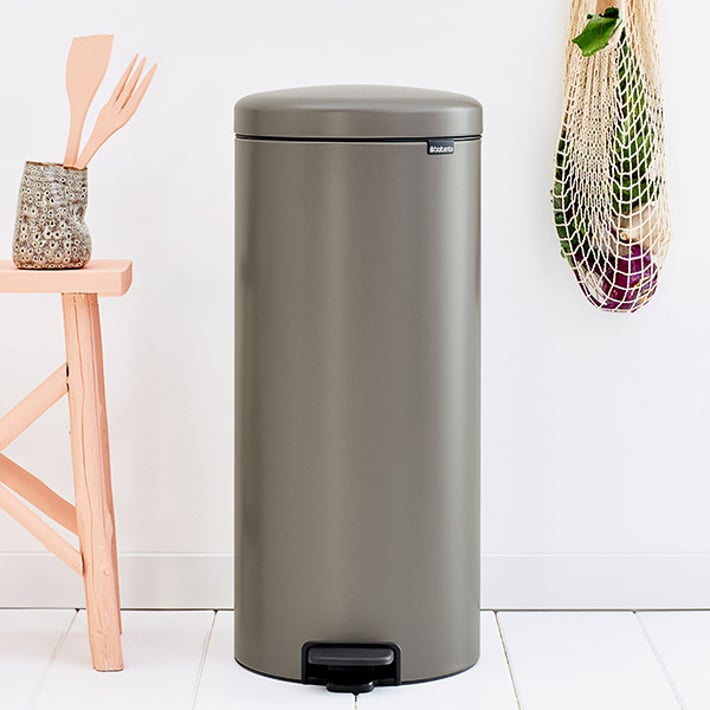 Кош за смет с педал Brabantia NewIcon 30L, Platinum