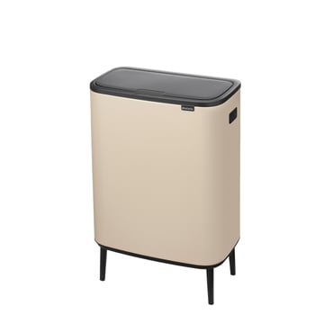 Waste Bin Brabantia Bo Touch Hi 60L, Soft Beige