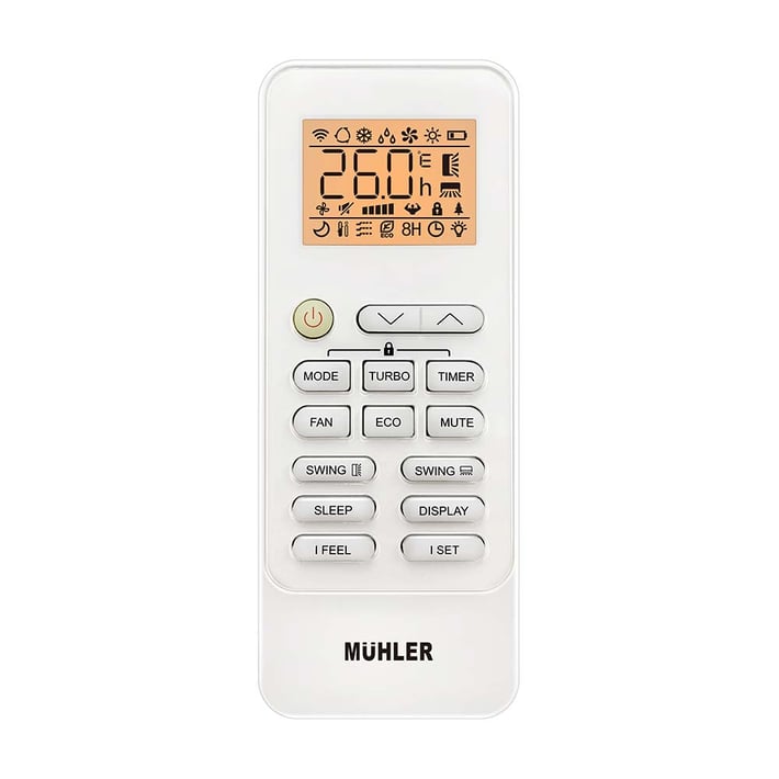 Промо-комплект Muhler Инверторен климатик MAC-12SI, A++, WiFi + Ледогенератор MI-1509B 1.3L