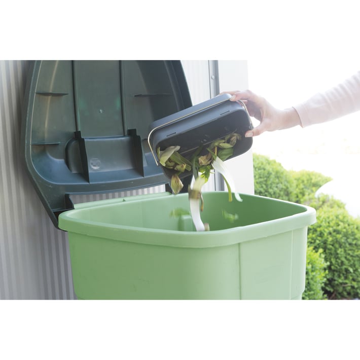 Кутия за хранителни отпадъци Brabantia Dark Grey