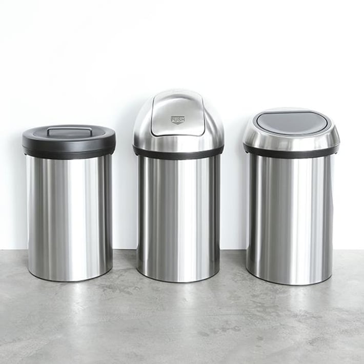 Кош за смет Brabantia Touch Bin 60L, Matt Steel