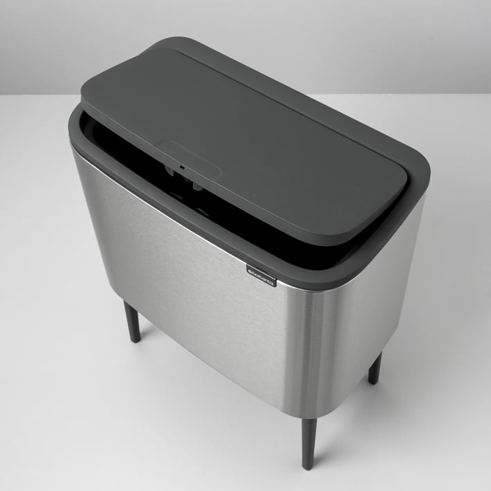 Кош за смет Brabantia Bo Touch 36L, Matt Steel Fingerprint Proof
