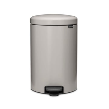Coș de gunoi cu pedală Brabantia NewIcon 20L, Soft Grey